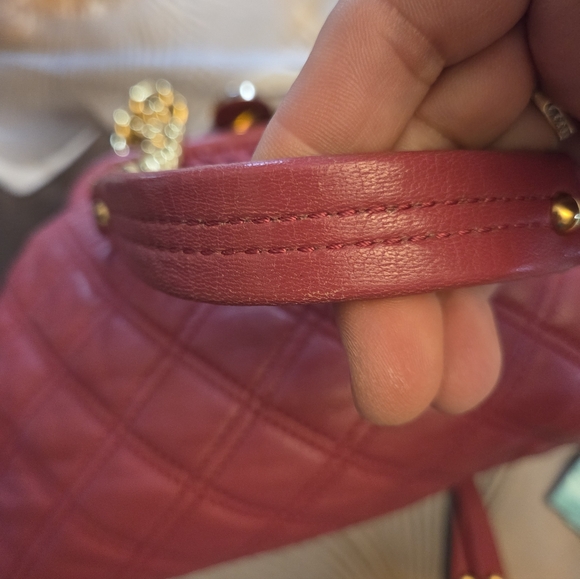 MARC JACOBS LEATHER DRK PINKISH SHOULDER BAG. AUTHENTIC. - Picture 10 of 12